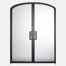 Load image into Gallery viewer, PINKYS Air Lite Interior Black Double Mini Arch Steel Door w/ No Threshold