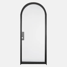Load image into Gallery viewer, PINKYS Air Lite Interior Black Single Full Arch Steel Door w/ No Threshold