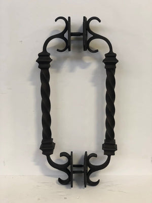 PINKYS River double pull grip iron door handle