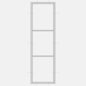 Sidelight panel for single or double doors. Comes with Polyurethane dual foam weather stripping inside each frame, and 3 tempered single pane glass - PINKYS