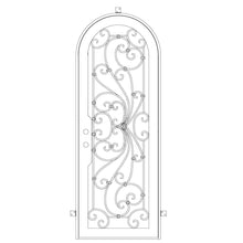 Load image into Gallery viewer, PINKYS Miracle Black Steel Single Full Arch Doors