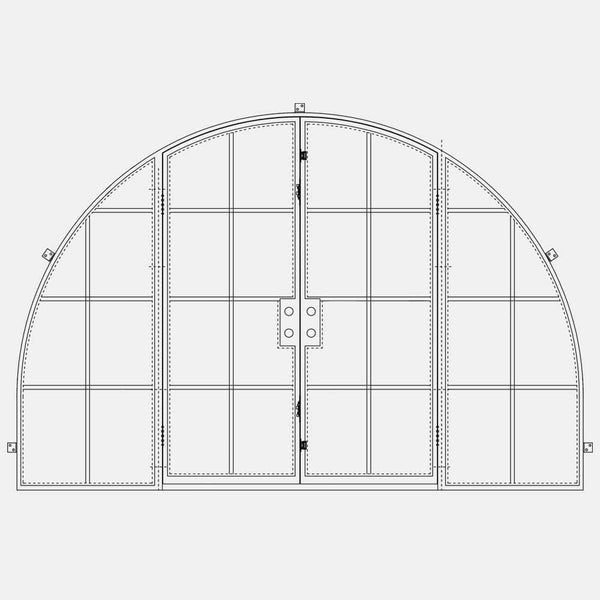 Air 5 Wide with Side Windows - Double Full Arch | Standard Sizes