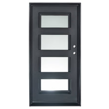 Load image into Gallery viewer, PINKYS Air 19 single flat iron door with 3 horizontal bars running throughout the design