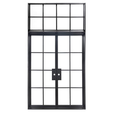 Load image into Gallery viewer, PINKYS Air 5 Interior flat top black steel door with sidelights