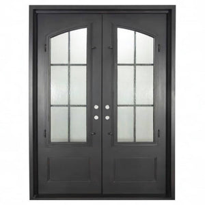 PINKYS Air 8 Black Steel Double Flat Doors