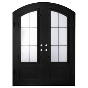 PINKYS Air 8 Black Steel Double Arch Doors