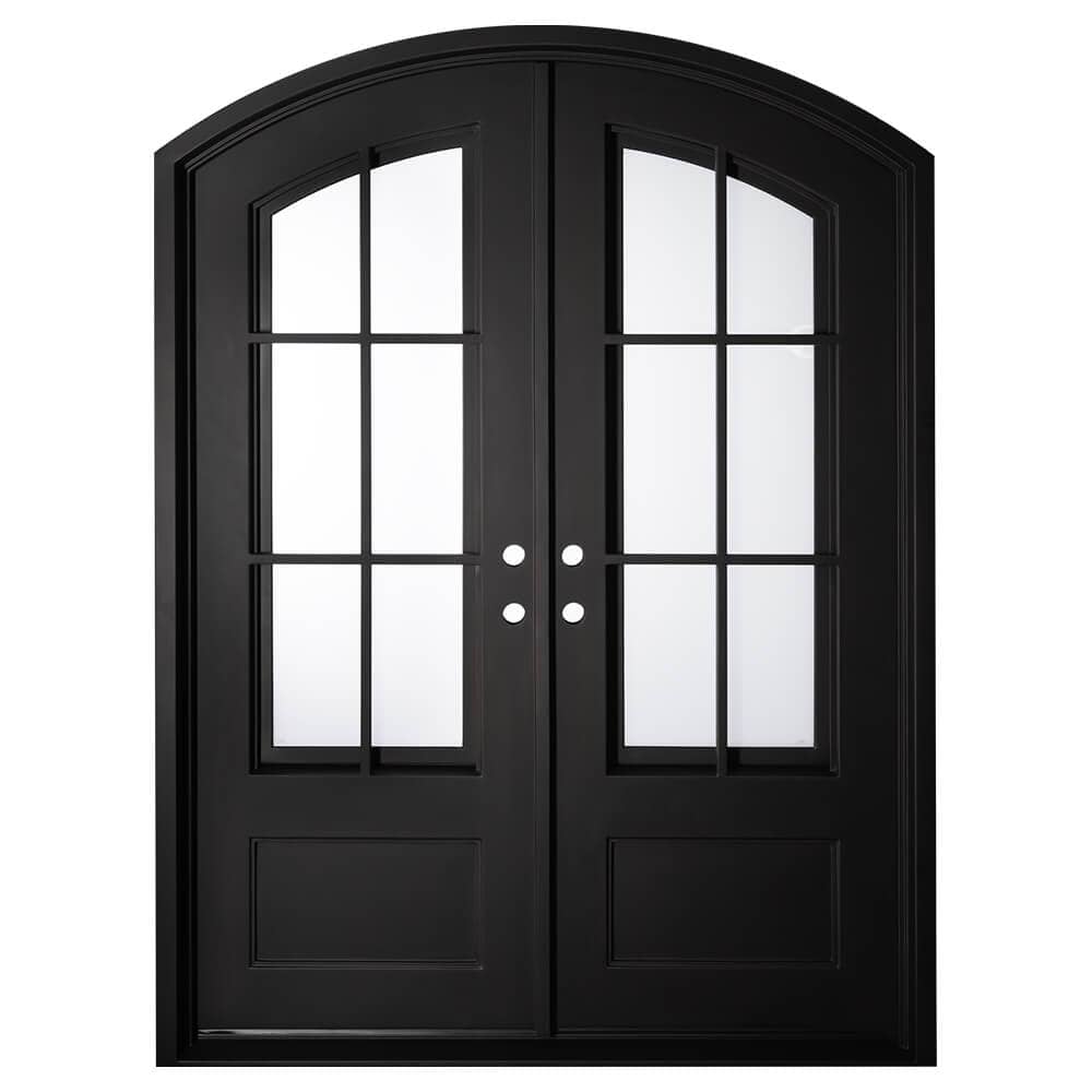 PINKYS Air 8 Black Steel Double Arch Doors