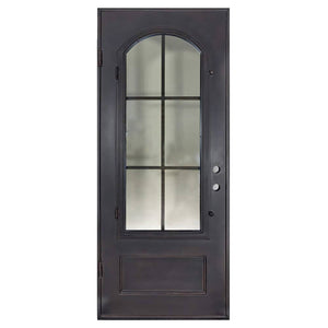 PINKYS Air 8 Black Steel Single Flat Doors