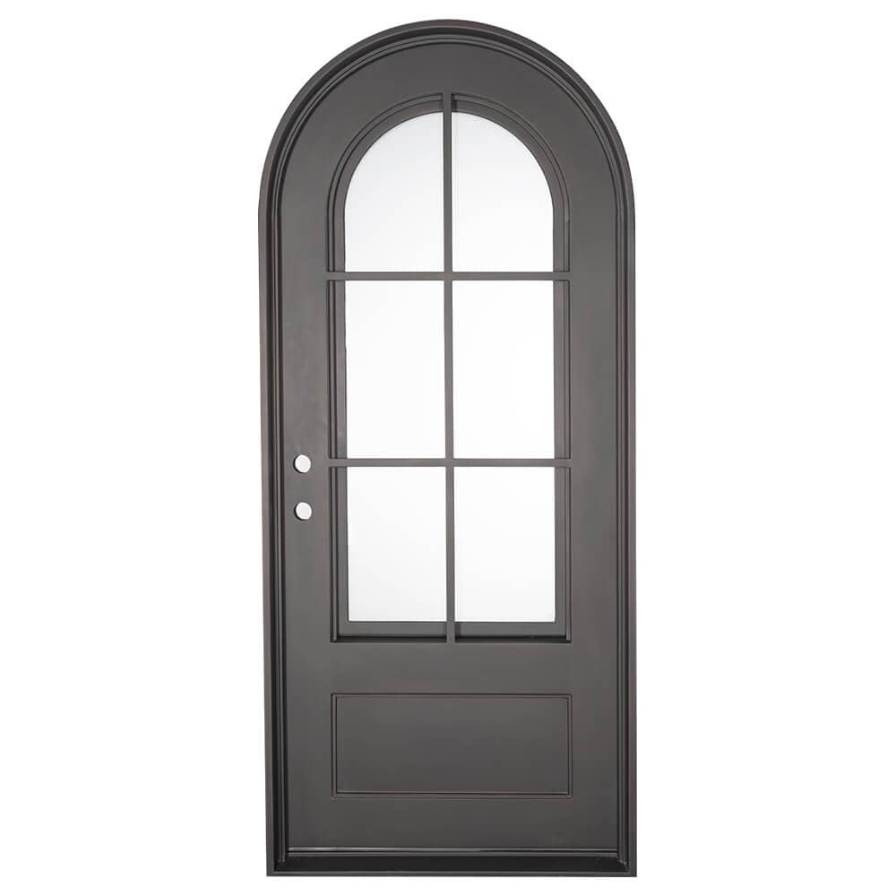 PINKYS AIr 8 Black Steel Single Full Arch Door