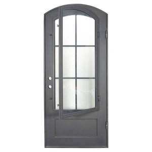 PINKYS Air 8 Black Steel Single Arch Doors