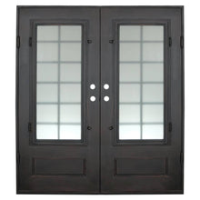 Load image into Gallery viewer, PINKYS Air 9 Black Steel Double Flat Doors