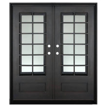 Load image into Gallery viewer, PINKYS Air 9 Black Steel Double Flat Doors