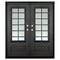 PINKYS Air 9 Black Steel Double Flat Doors