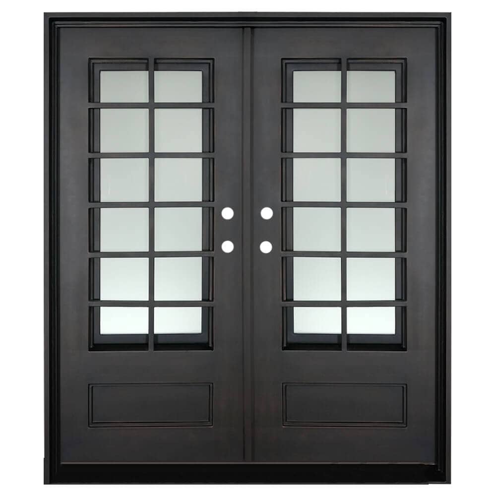 PINKYS AIr 9 Black Steel Double Flat Door