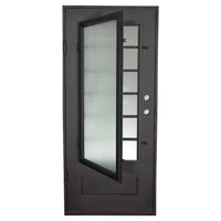 PINKYS AIr 9 Black Steel Single Flat Door
