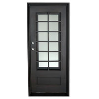PINKYS Air 9 Black Steel Single Flat Door