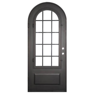 PINKYS AIr 9 Black Steel Single Full Arch Door