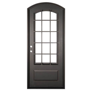 PINKYS Air 9 Black Steel Single Arch Doors