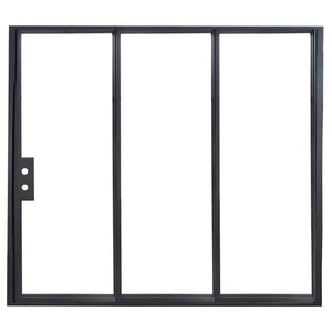 PINKYS Air Lite Bi-Fold black steel door