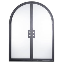 Load image into Gallery viewer, PINKYS Air Lite Black Steel Double Full Arch doors