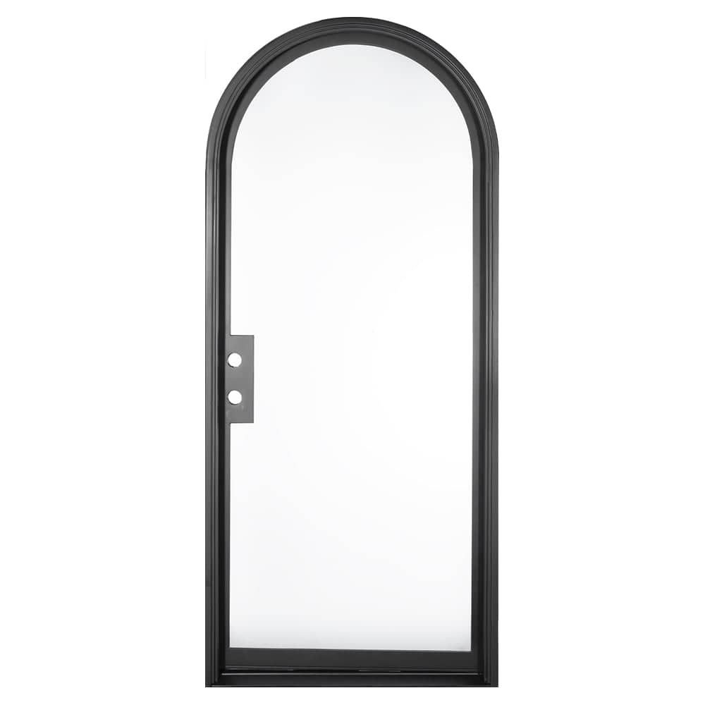 PINKYS Air Lite Black Steel Single Full Arch doors