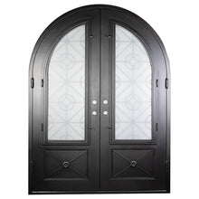 Load image into Gallery viewer, PINKYS Baily Double Full Arch Steel Exterior Doors