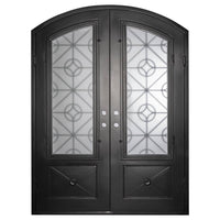 PINKYS Baily Double Arch Steel Exterior Doors
