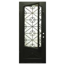 Load image into Gallery viewer, PINKYS Baily Black Iron Single Flat Door
