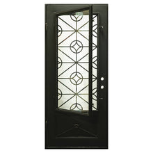 Load image into Gallery viewer, PINKYS Baily Black Steel Single Flat Doors