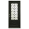 PINKYS Baily Black Iron Single Flat Door