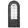 PINKYS Baily Black Iron Single Full Arch Door
