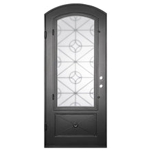 Load image into Gallery viewer, PINKYS Baily Black Steel Single Arch Door