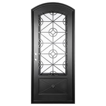 Load image into Gallery viewer, PINKYS Baily Black Steel Single Arch Door