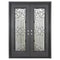 PINKYS Blackbird Black Steel Double Flat Doors