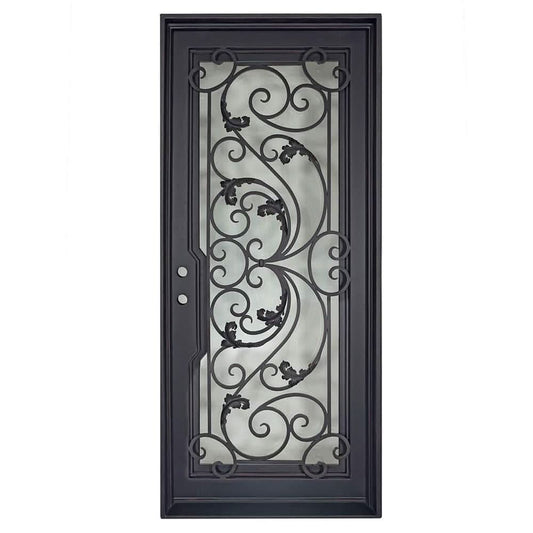 PINKYS Dream Black Single Flat Iron Door