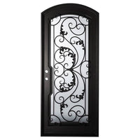 PINKYS Dream Black Steel Single Arch Door