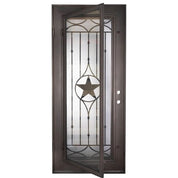 Lone Star square top metal door thermally broken.