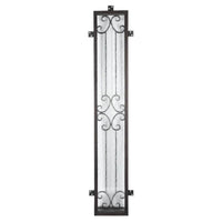 PINKYS Decorative Black Steel Sidelight Thermally Broken