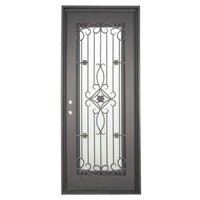 PINKYS Expressway Black Iron Single Flat Door