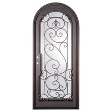 Load image into Gallery viewer, PINKYS Hills Black Steel Single Full Arch Door