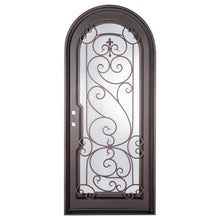 Load image into Gallery viewer, PINKYS Hills Black Steel Single Full Arch Doors
