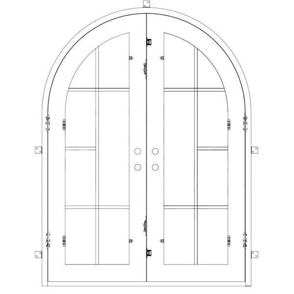 Hollywood Thermally Broken - Double Full Arch | Standard Sizes