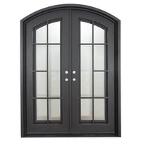 PINKYS Hollywood Black Steel Double Arch Doors