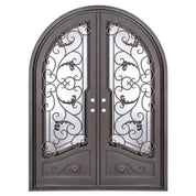 Hope radius top iron french door for cold weather.