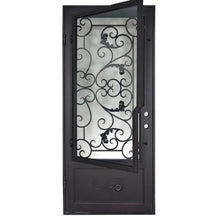 Load image into Gallery viewer, PINKYS Hope Black Iron Single Flat Door