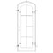 PINKYS Hollywood Black Steel Single Arch Door
