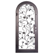 June single full arch top swing door with energy efficient double glass.