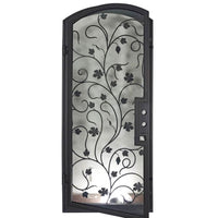 PINKYS June Black Iron Single Arch Door