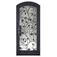 PINKYS June Black Iron Single Arch Door