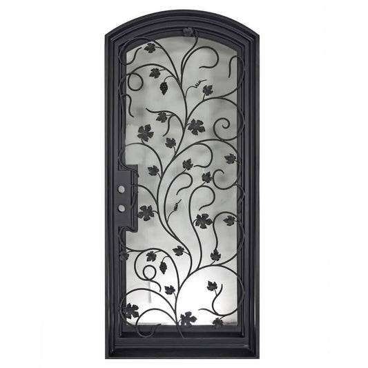 PINKYS June Black Iron Single Arch Door